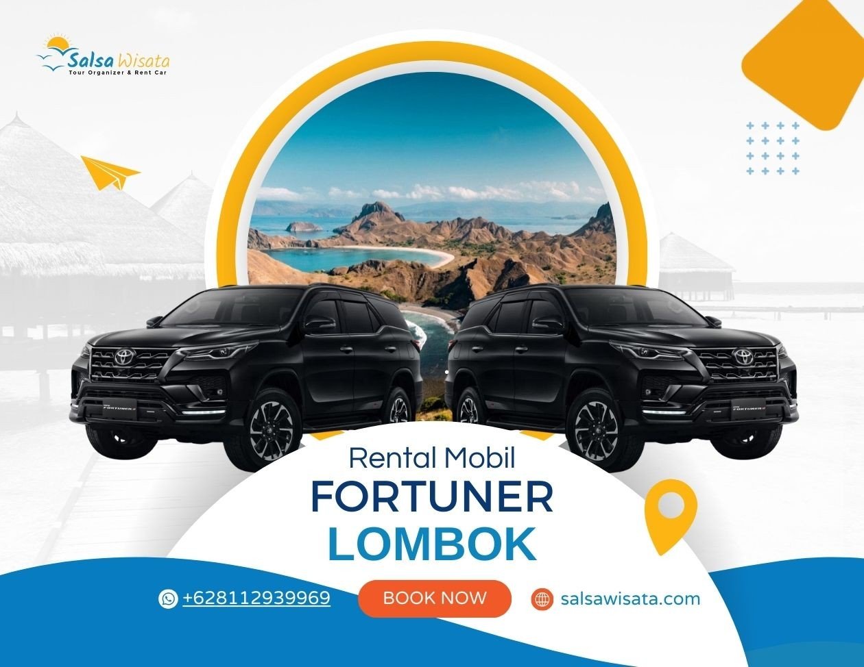 Rental Fortuner Lombok untuk Liburan Premium di Pulau Lombok